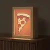 Pizza - Kaas - Rood - Pepperoni Light Box met kabel (Tafellamp) klein -z3d_website