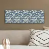 Golven - Klassiek - Blauw canvas 2cm klein 828 -sfeer3