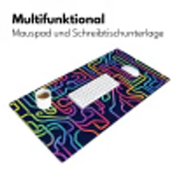 Retro - Abstract - Neon Muismat XXL klein -ysfeer4_duits
