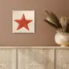 Zeester - Bobbels - Rood plexiglas 5mm klein -sfeer5