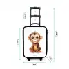 Baby aap Kinderkoffer - Zwart klein -productfoto_formaten
