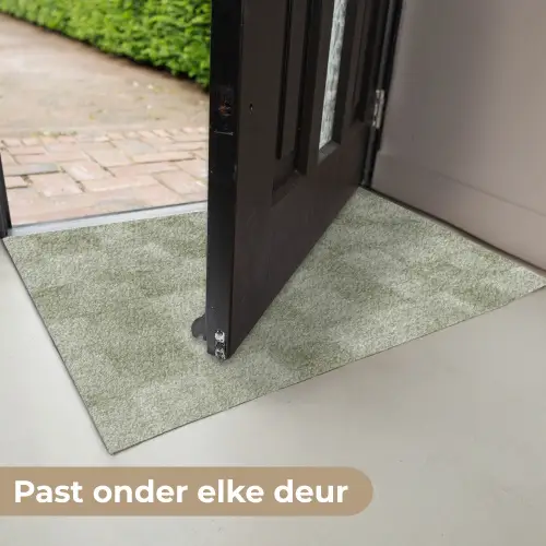 Vlakken - Rustiek - Groen Deurmat klein 898 -USP_NL