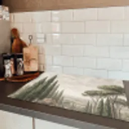 Vallei - Bos - Natuur - Groen Inductie beschermer vinyl 3mm klein -sfeer3