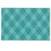 Patroon - Ruiten - Blauw Deurmat klein 898 -zkaufland3d