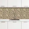 Giraf - Patroon - Beige - Bruin keuken achterwand 2 middel 871 -3d