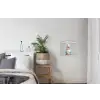 Kerstgnome - Cadeau - Groen textielposter latten blank klein -woonkamer