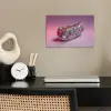 Hotdog - Steentjes - Glitters - Paars poster papier klein -sfeer1
