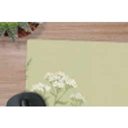 Botanisch - Bloemen - Kleurrijk muismat rubber klein -closeup