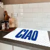 Ciao - Stippen - Roze - Wit Inductie beschermer vinyl 3mm klein -sfeer3