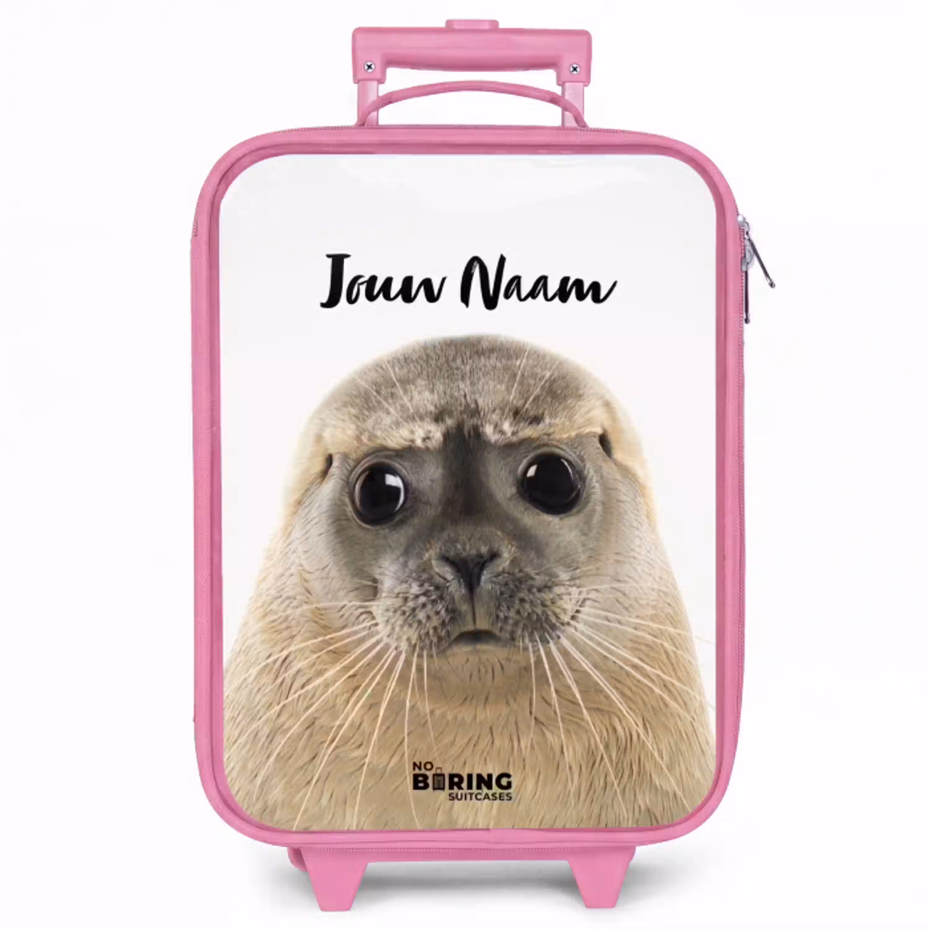 Zyon Zeehond Kinderkoffer - Roze klein -zzz_website3d